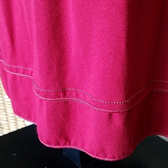 Max Studio wine red dress - Picture 6 of 8